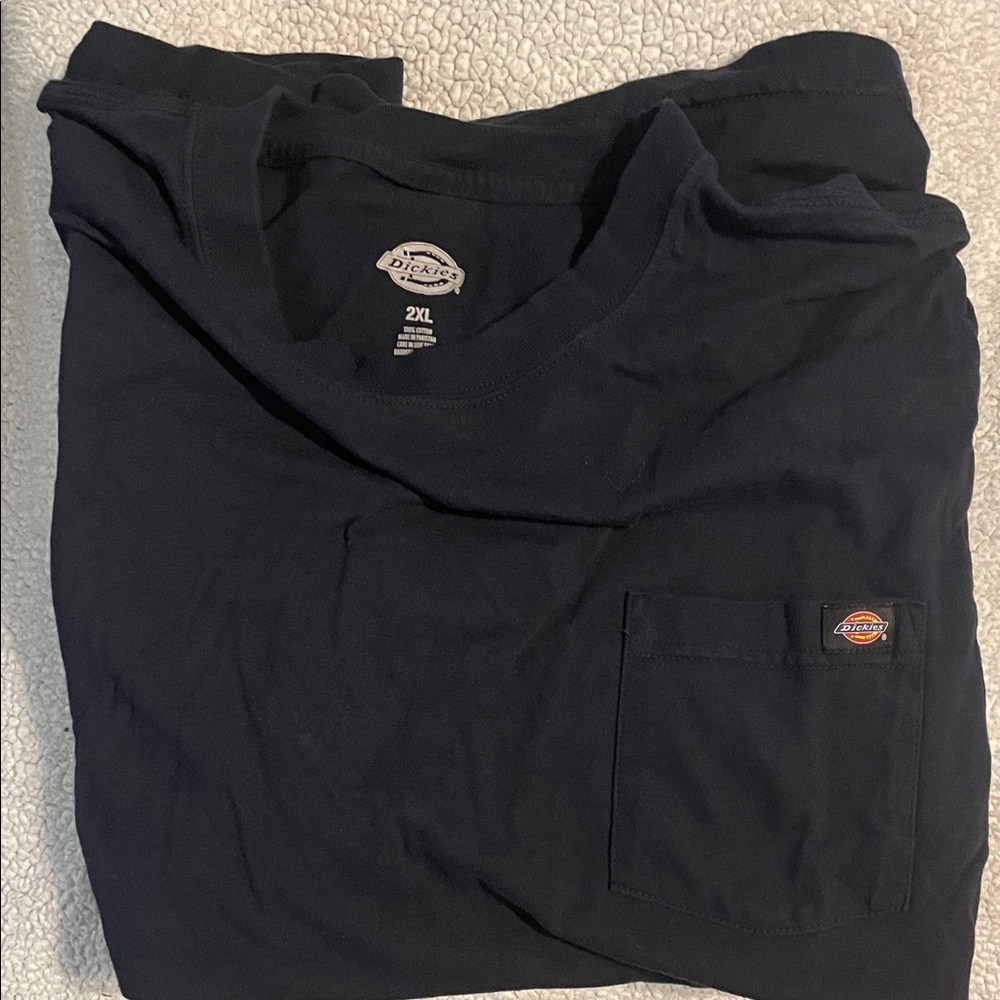 Dickies Men's Navy Blue Short Sleeve Tee